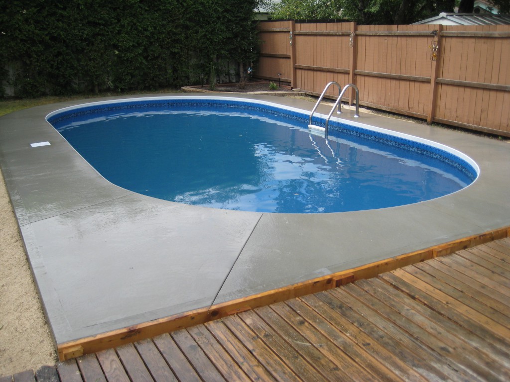 vinyl pool cement