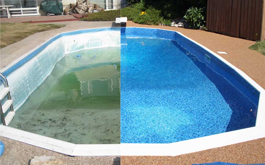 New Pool Liner Installation Winnipeg