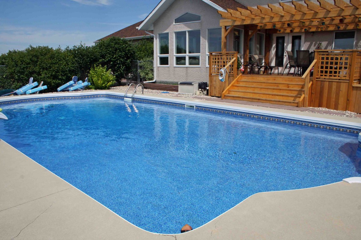 huge rectangle pool