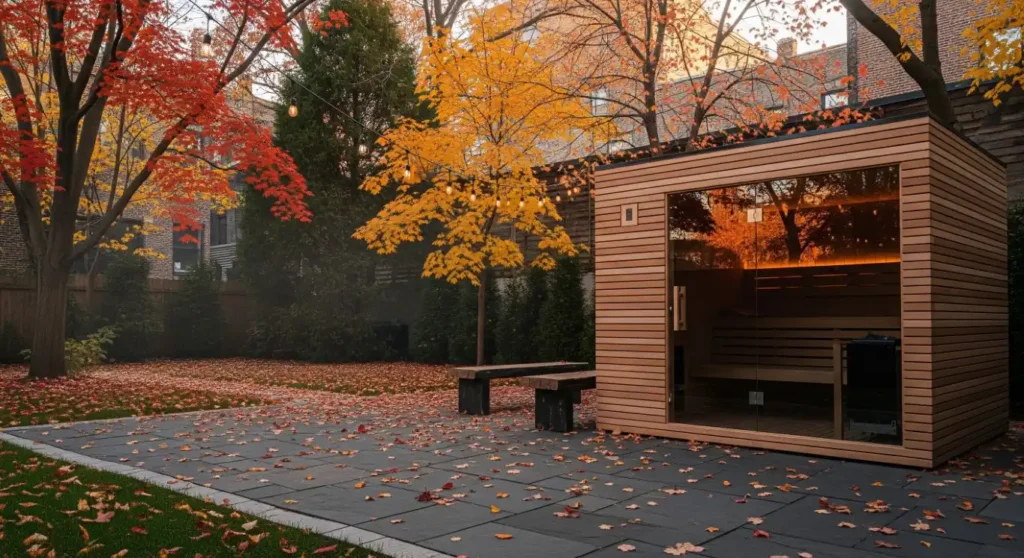 sauna maintenance for fall and winter